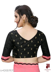WOMAN SILK Sarees Abhisarika Petite Sarees - Embroidered, 1, PINK, FREE SIZE